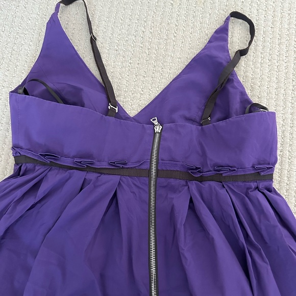 Lida Baday Purple Baby-Doll Dress, size 10 - Picture 4 of 6